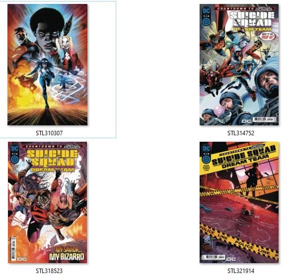 Suicide Squad Dream Team #1-4