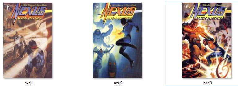 Nexus: Alien Justice 1-3 Complete Set