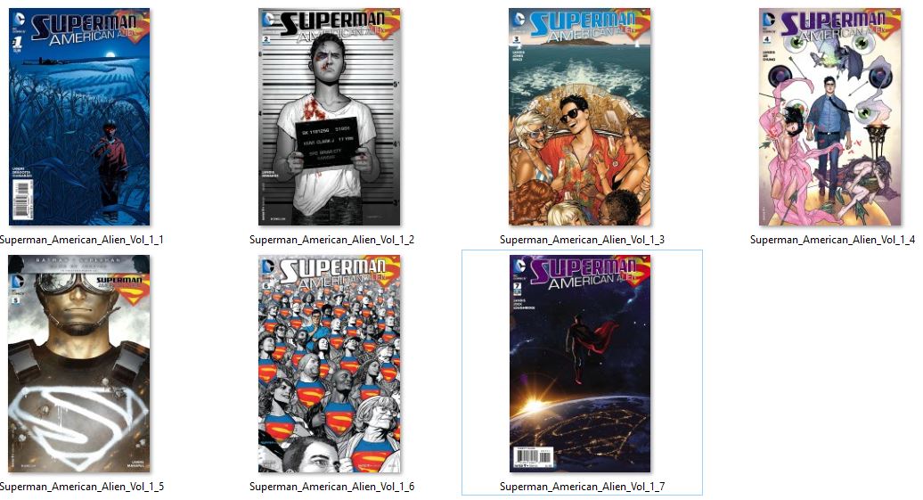 Superman American Alien Complete Set