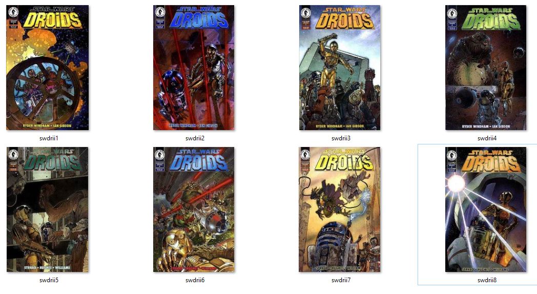 Star Wars Droids (1995) #1-8 Complete Run