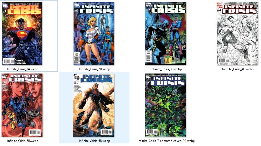 Infinite Crisis 1-7 (2005) Complete Set
