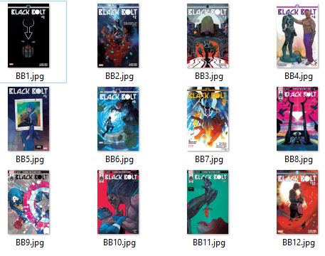 Black Bolt 1-12 (2017) NM Set