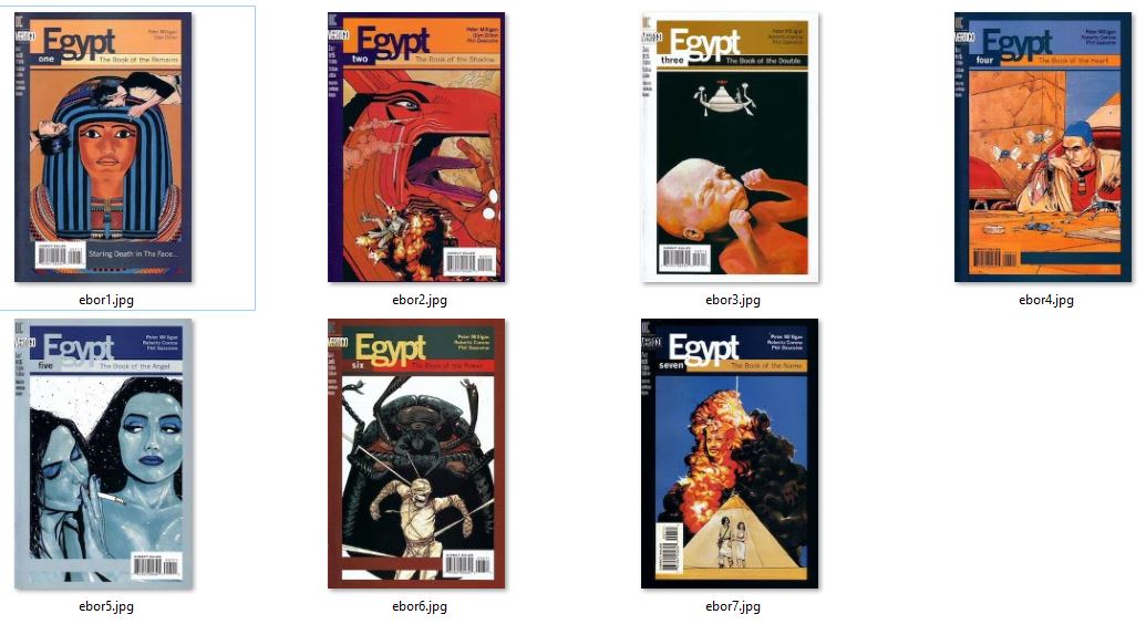 Egypt The Book of Remains 1-7 (1995) VF