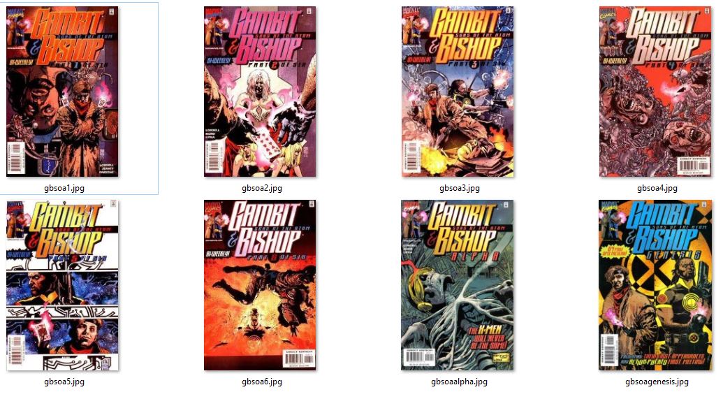 Gambit & Bishop Sons of Atom 1-6 Plus Alpha/Genesis (2001) NM