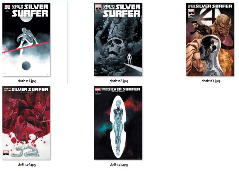 Death of the Silver Surfer 1-5 (2025) NM