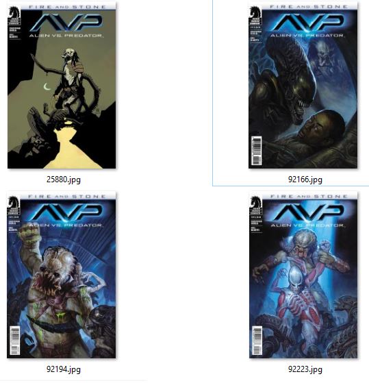 Alien Vs Predator Fire And Stone #1-4 Limited Run