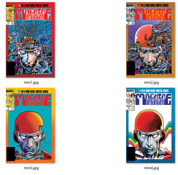 Machine Man #1-4 (1984) VF