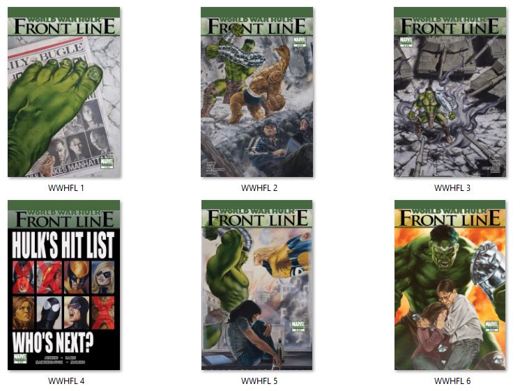 World War Hulk Front Line 1-6