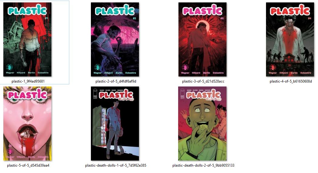 Plastic Complete Set #1-5