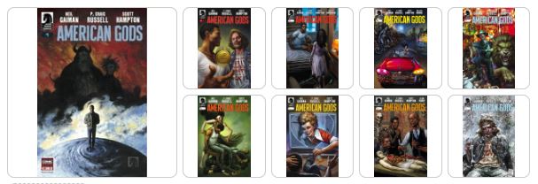 American Gods #1-9 Complete Run