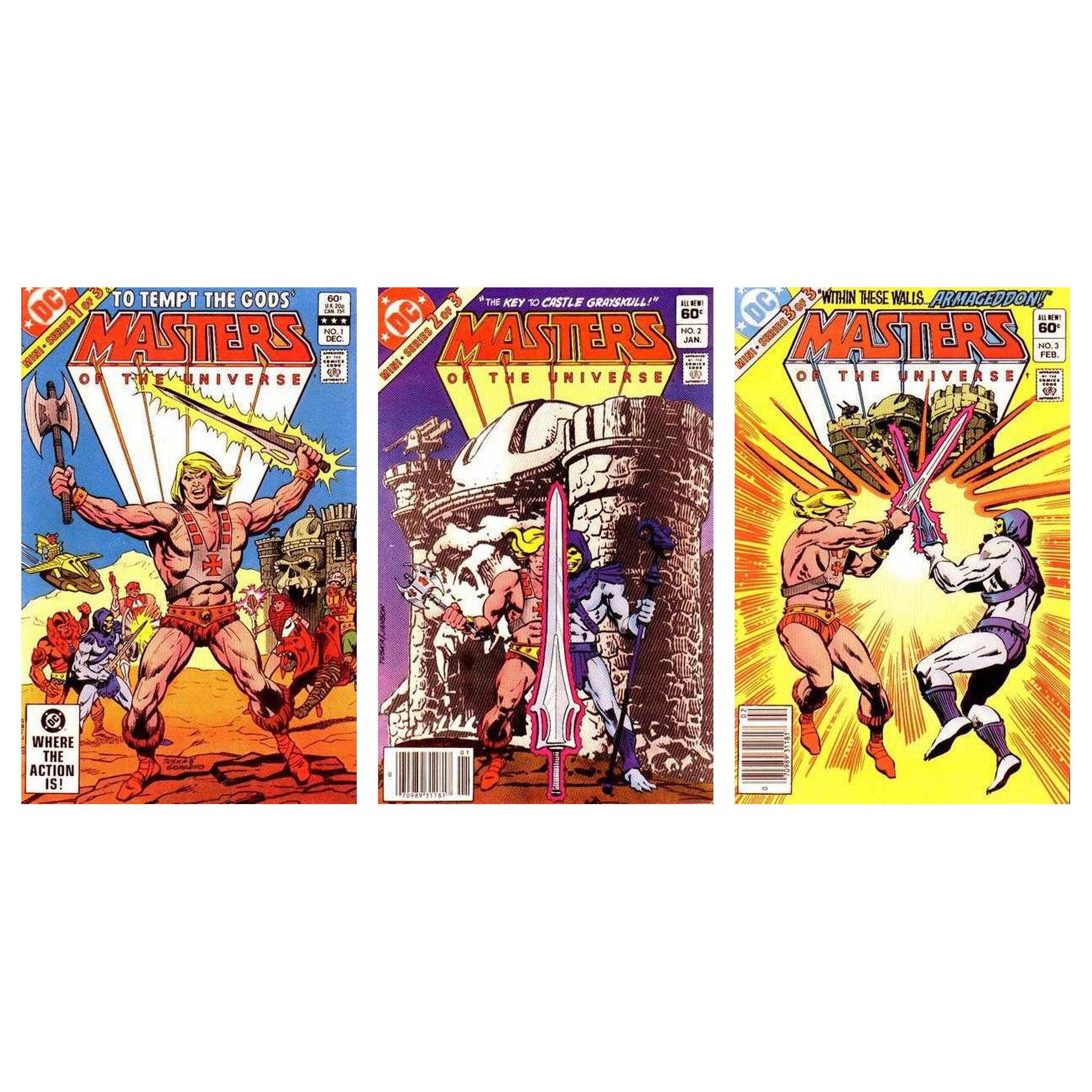 Masters Of The Universe (1982) DC Mini Series 1-3 VF/NM