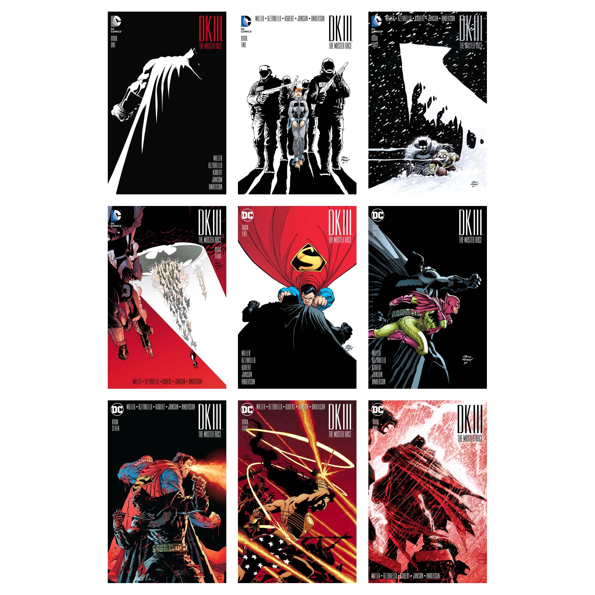 DKIII Dark Knight III Master Race 1-9 NM