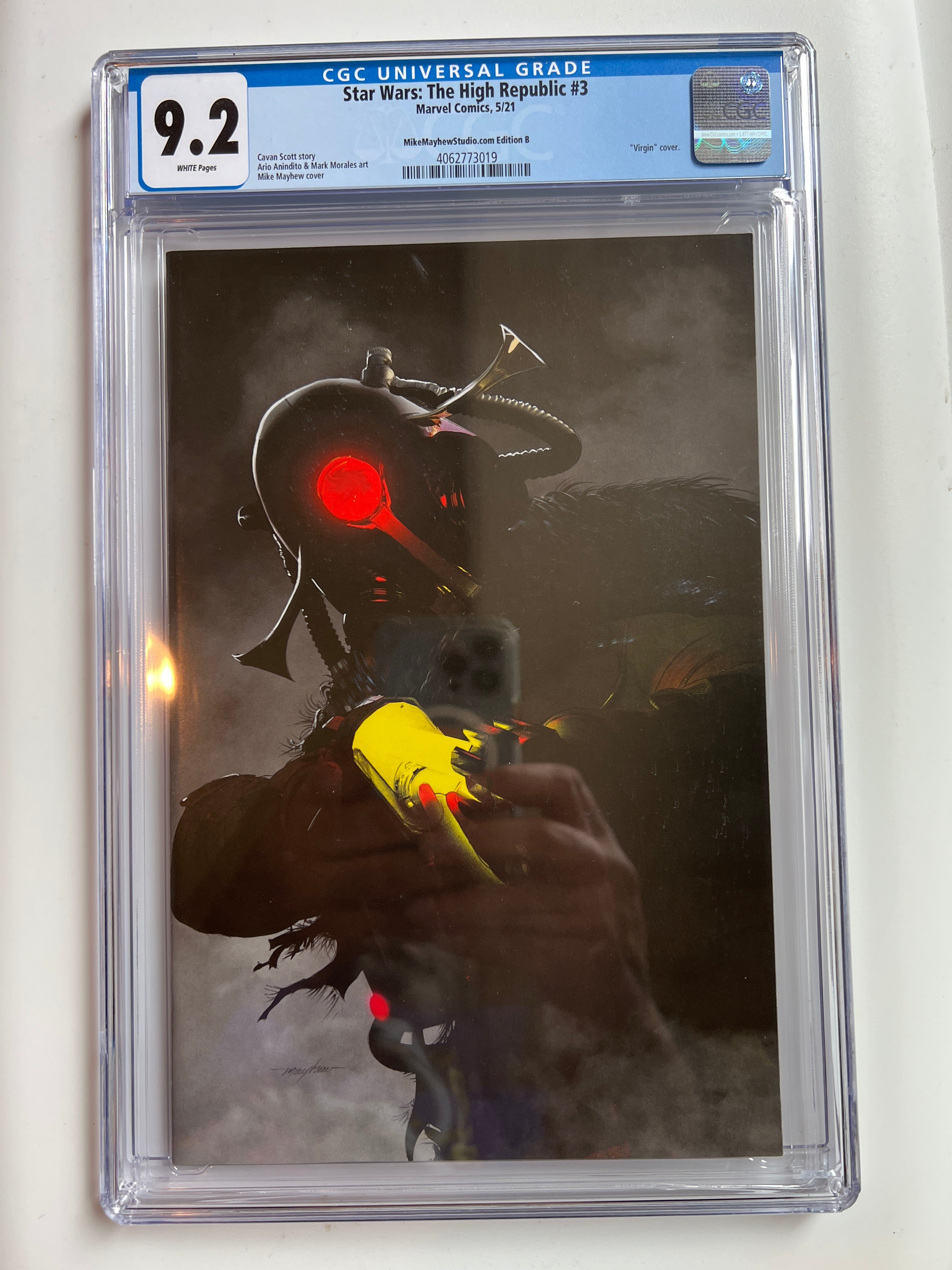 Star Wars: The High Republic #3 9.2 MikeMayhewStudio.com Edition B | CGC 4062773019