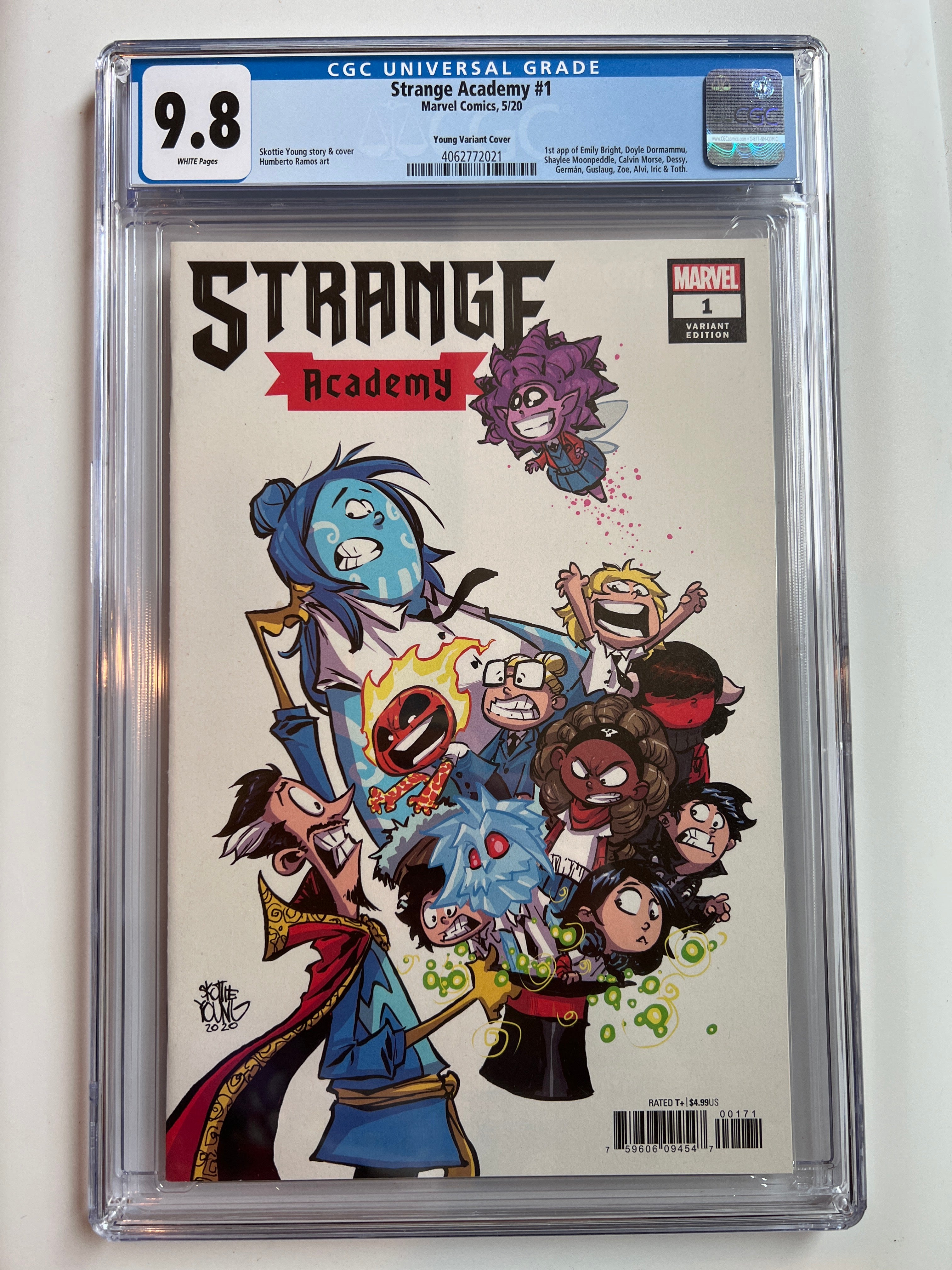 Strange Academy #1 9.8 Young Variant Cover | CGC 4062772021