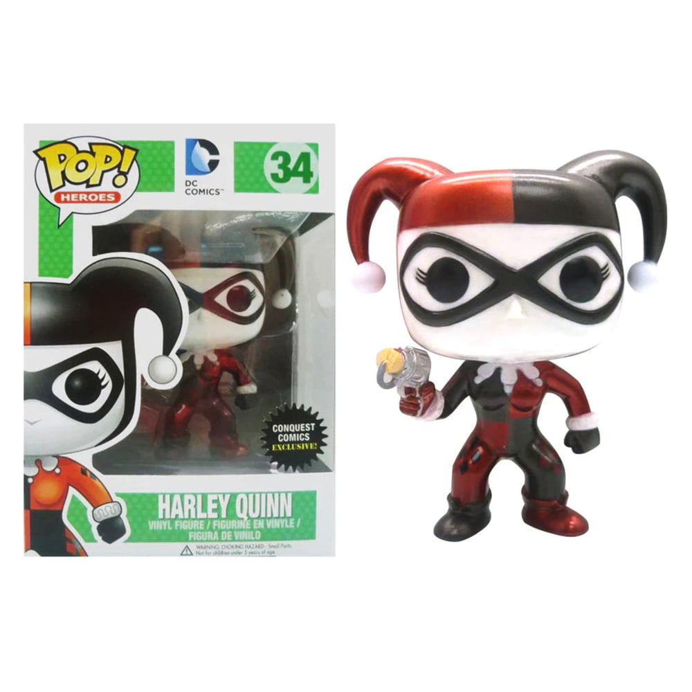 Funko Pop! Dc Comics Harley Quinn (Metallic) - Conquest Comics Exclusive