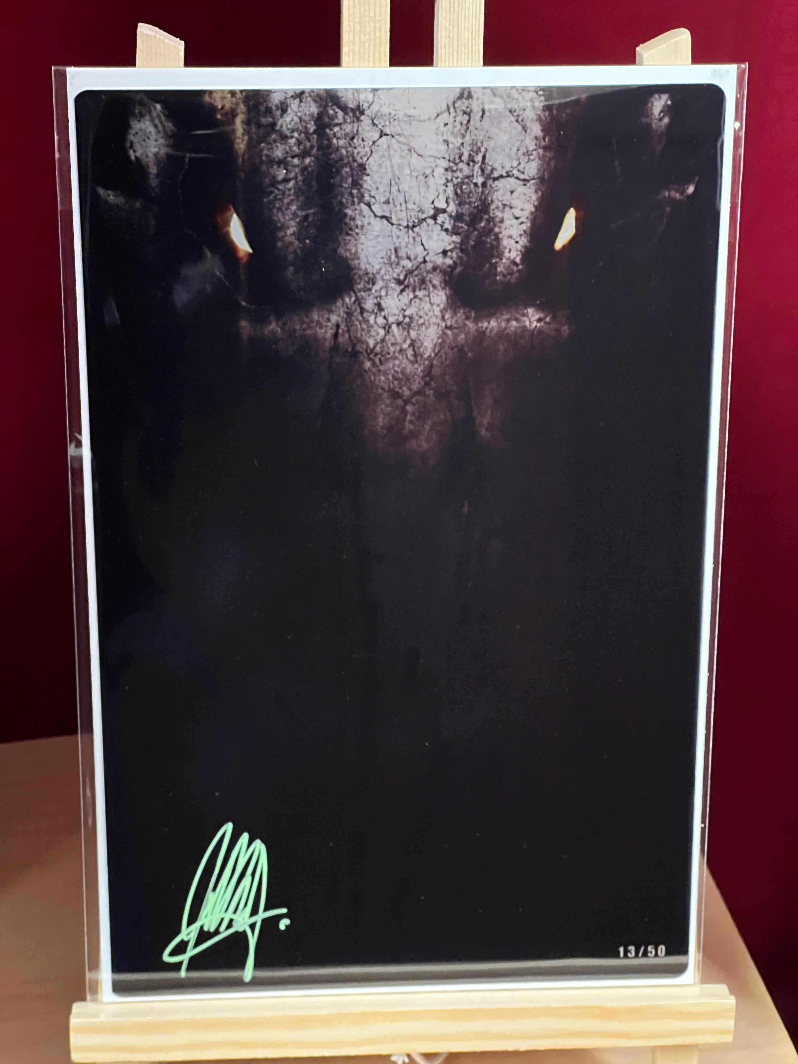 Jeff Monk Godzilla Metal Plate Art Limited to 50 - Signed and Numbered