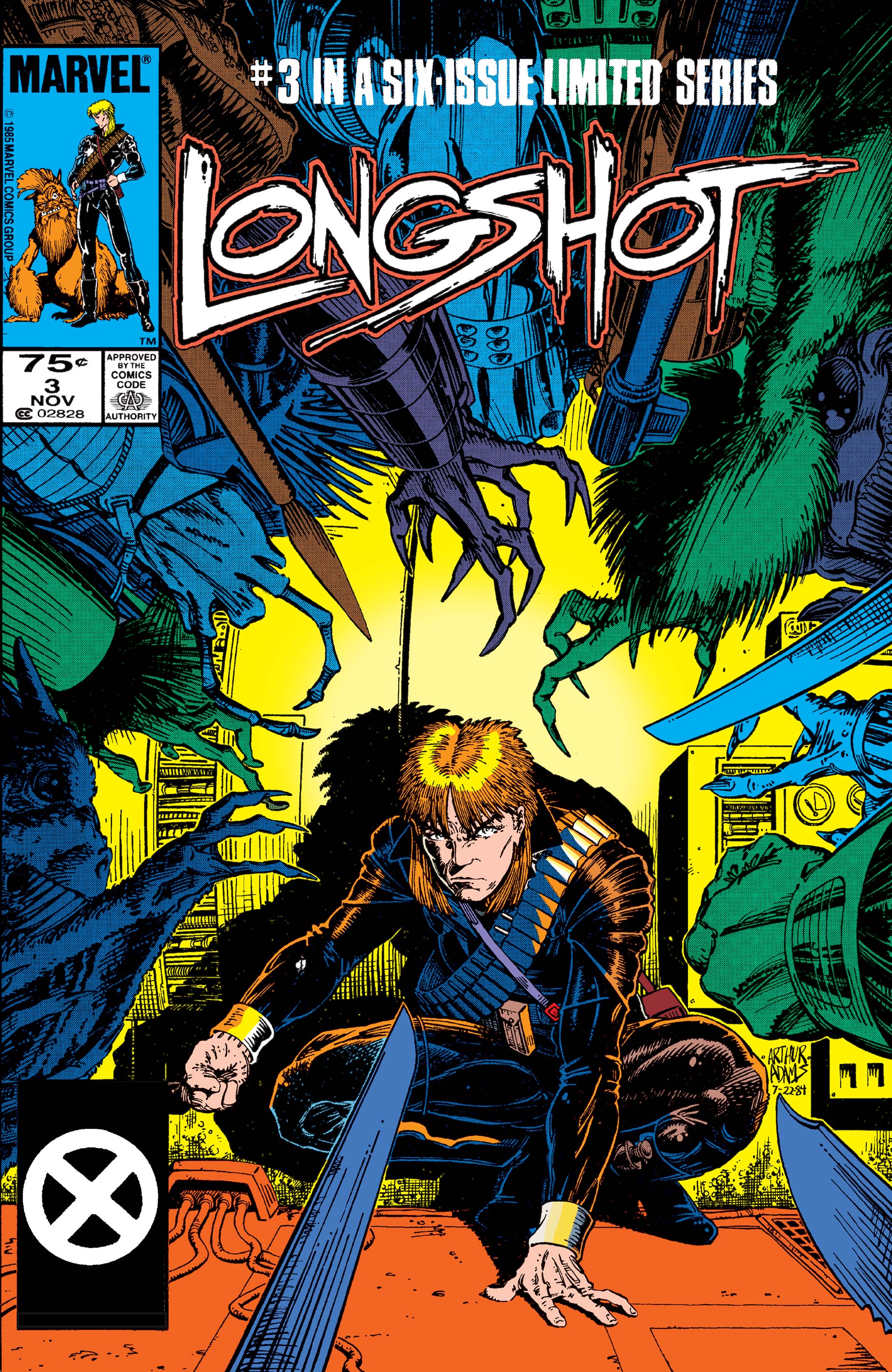 Longshot 6 Issue Limited Series 1985 Newsstand VF+ Set