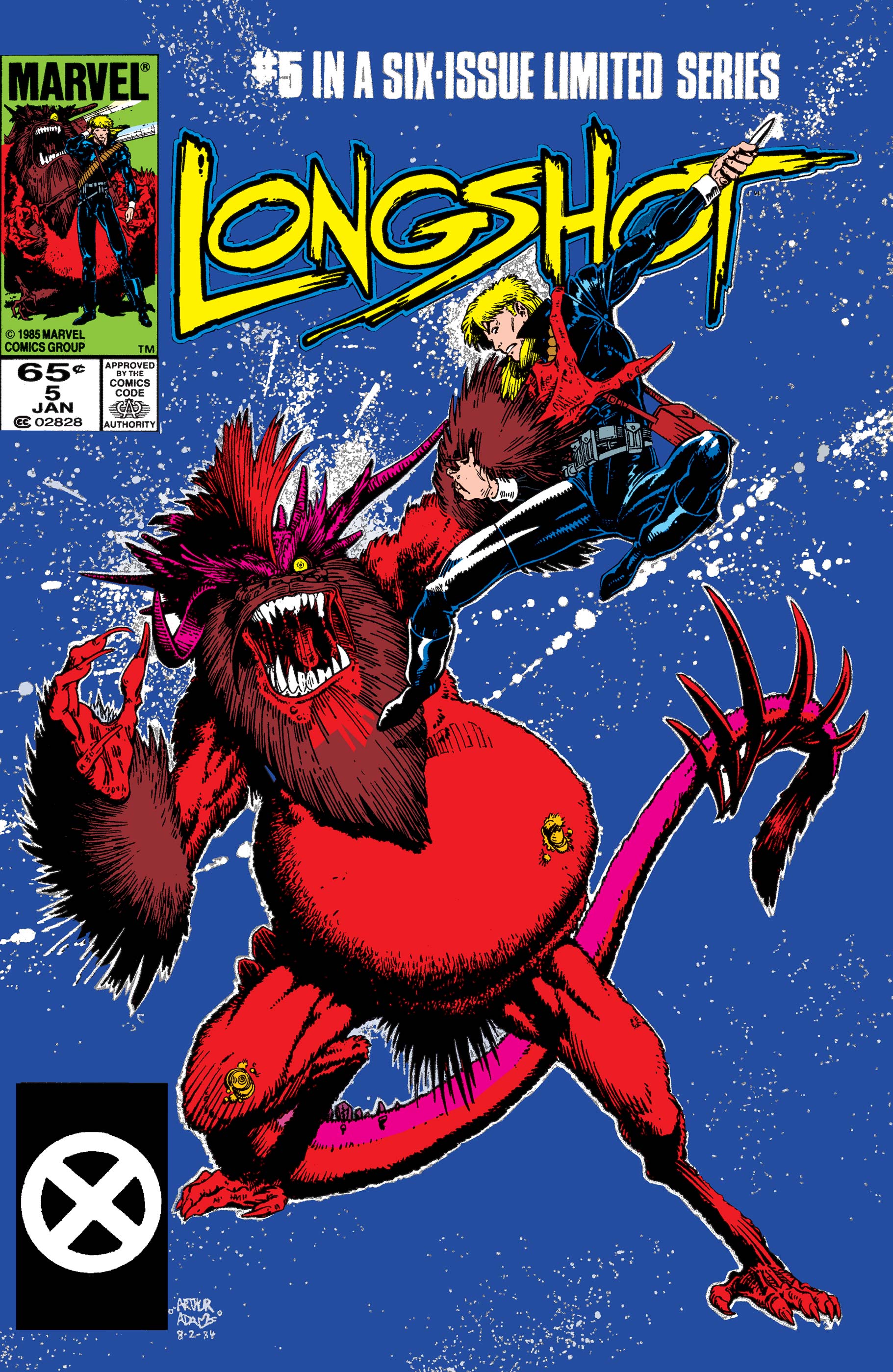 Longshot 6 Issue Limited Series 1985 Newsstand VF+ Set