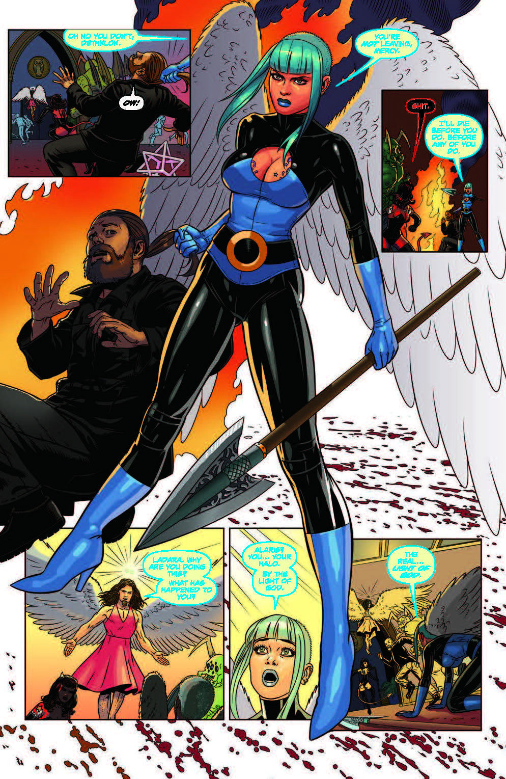 Mercy Sparx #5 Talent Caldwell Line Art Edition
