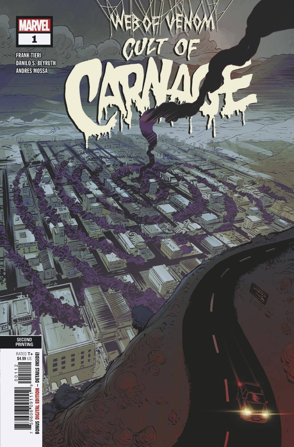 Web Of Venom Cult Of Carnage #1 Second Print