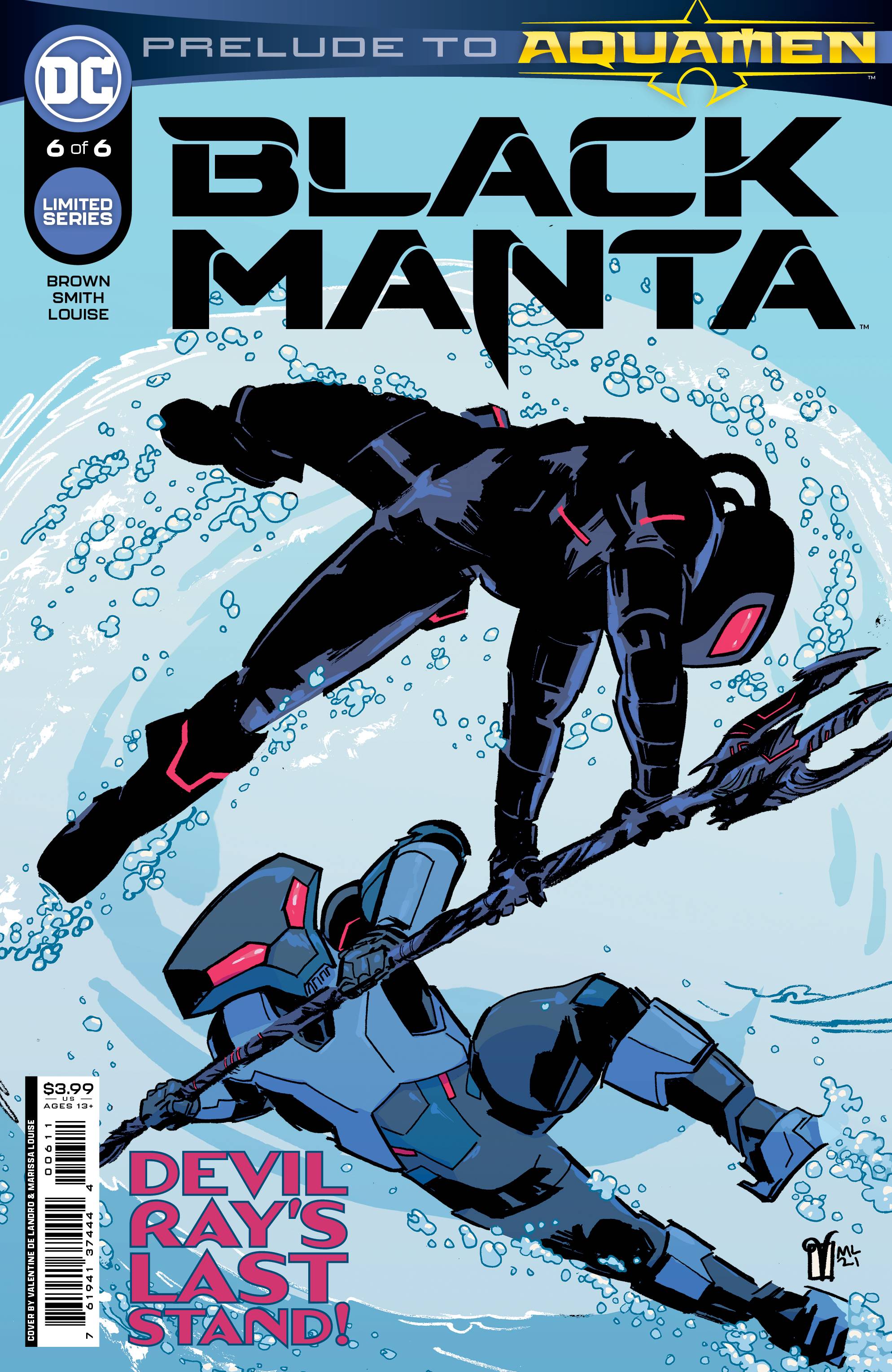 Black Manta #1-6 2021 Mini Series