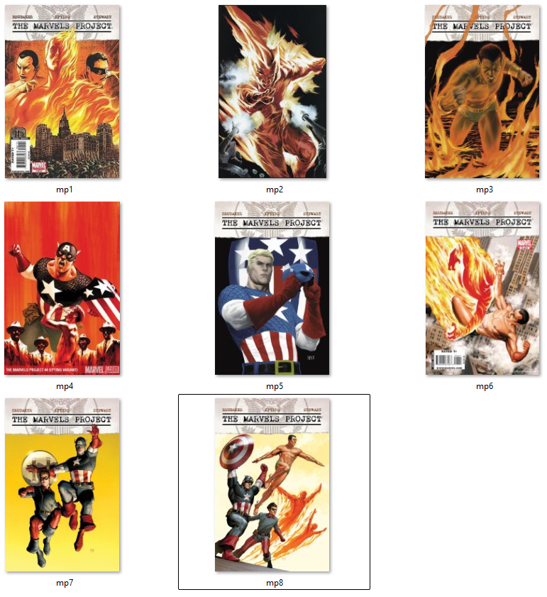 The Marvels Project Complete Set