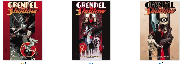 Grendel Vs The Shadow Complete Set #1-3