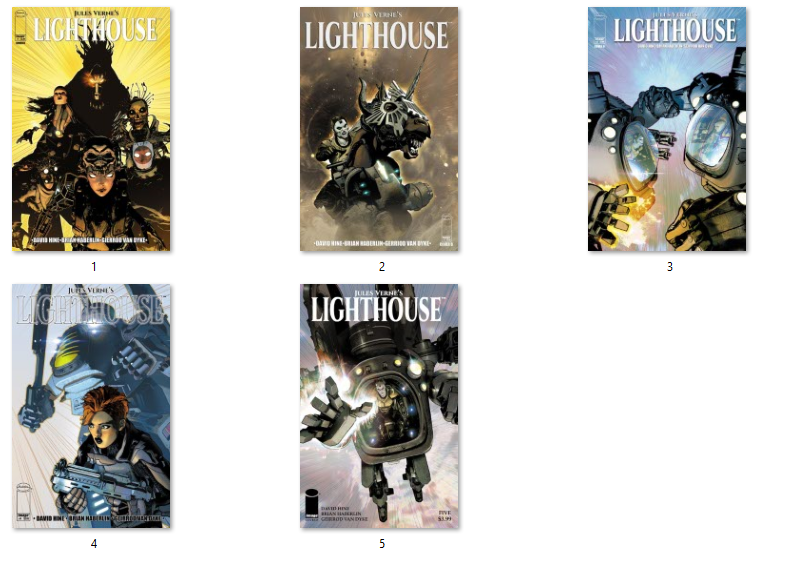 Jules Verne's Lighthouse Complete Set #1-5