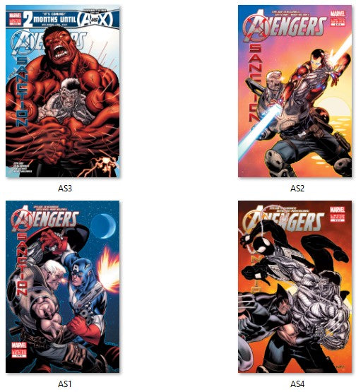 Avengers X-Sanction Complete Set #1-4