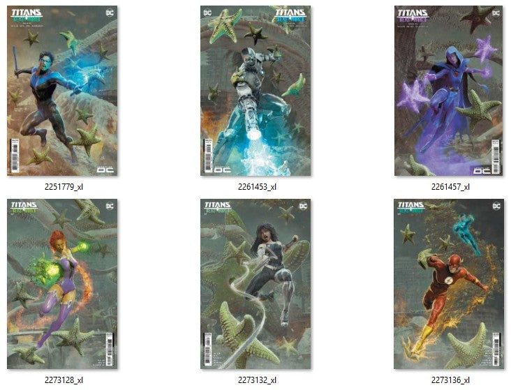 Titans Beast World Connecting Covers Bjorn Barends 1-6 Complete