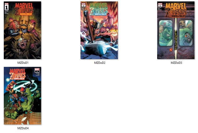 Marvel Zombies Dawn of Decay 1-4