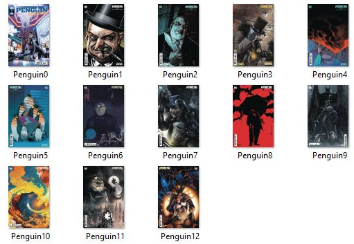 The Penguin #0-12 2024 Cover B Variants