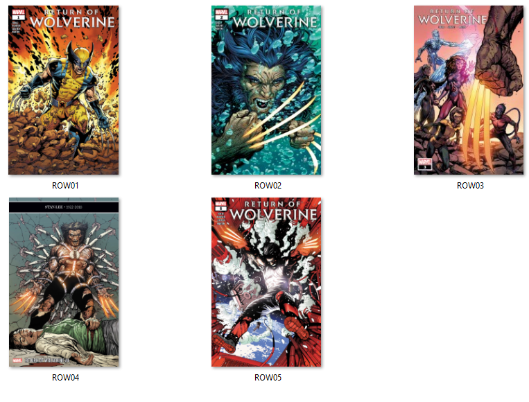 Return Of Wolverine #1-5