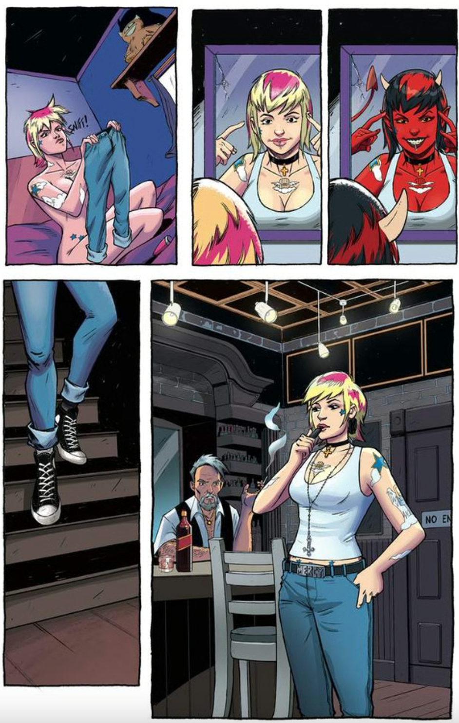 Mercy Sparx: Daddy Issues #1 (Joel Herrera Cover)