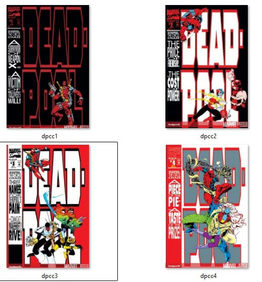 Deadpool The Circle Chase 1-4 (1993) VF+