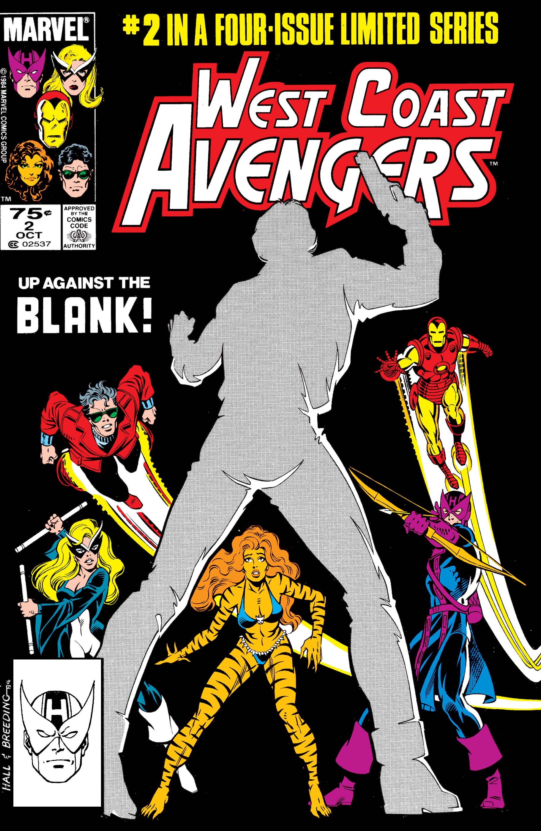 West Coast Avengers 4 Issue Limited Series 1984 Newsstand VF Set