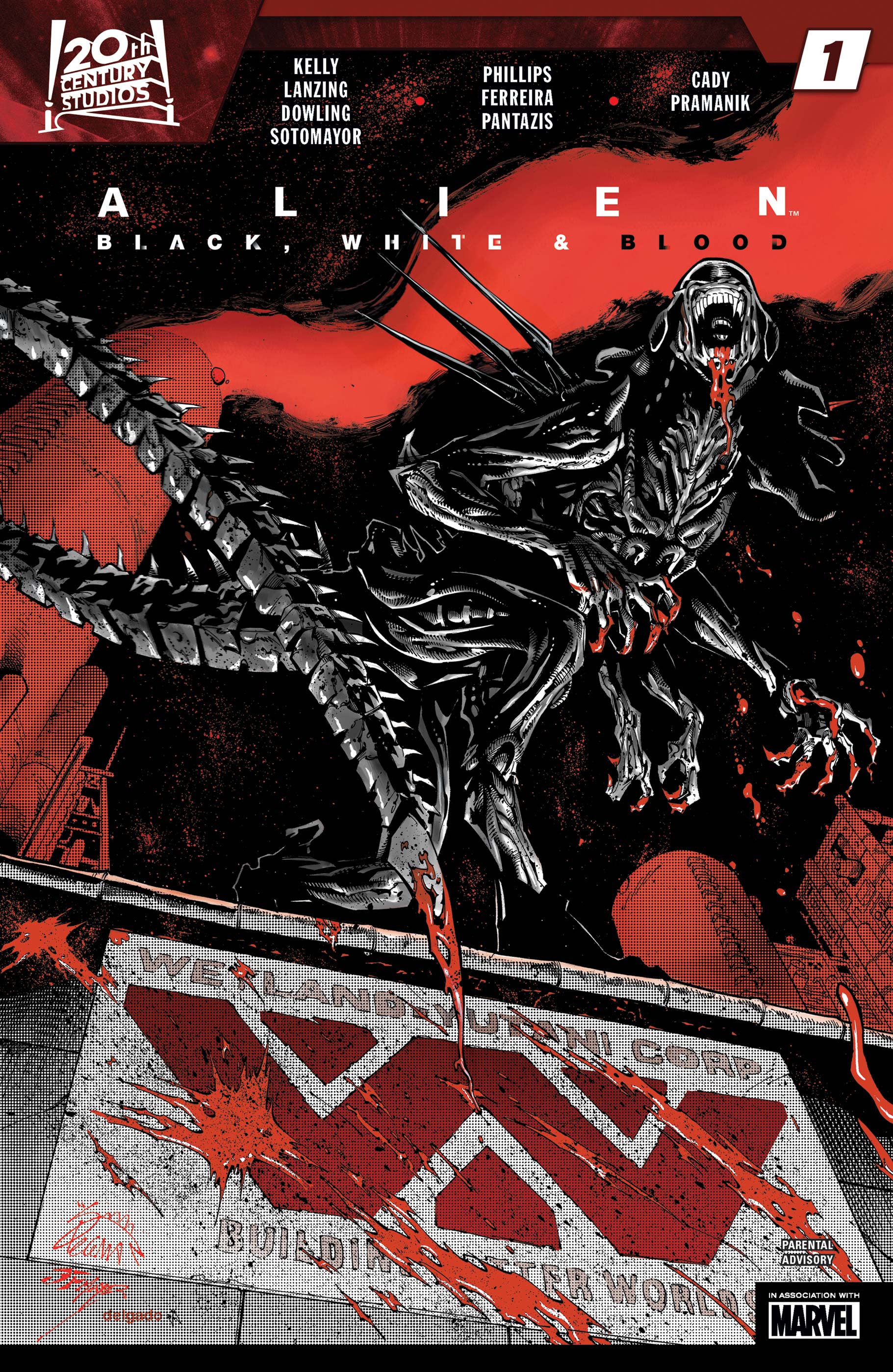 Aliens: Black, White, & Blood (2024) 1-4 Complete Set