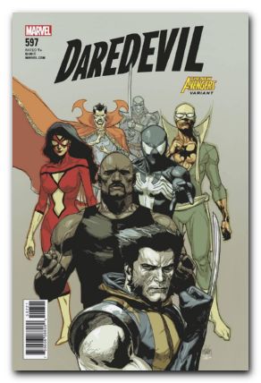 Daredevil #597 Yu Avengers Variant Leg