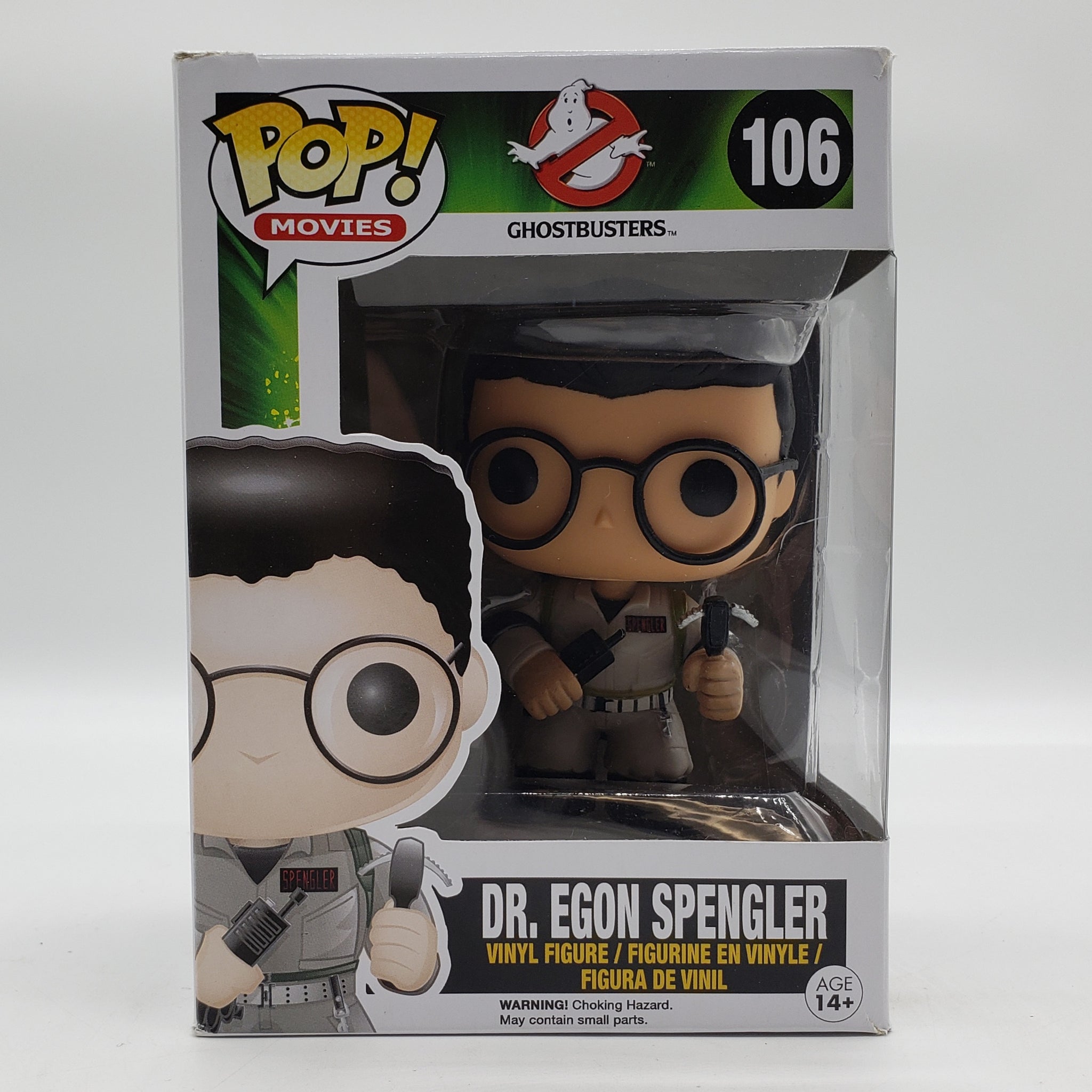 Pop Ghostbusters Egon Spengler Vinyl Figure