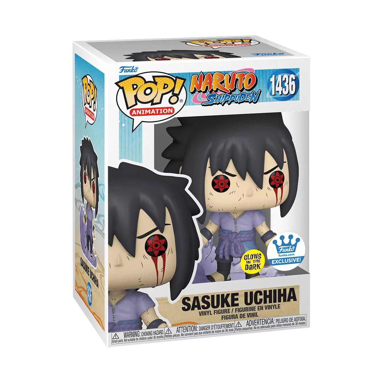 Funko Pop! Sasuke Uchiha (Amaterasu) (Glow) Naruto Shippuden