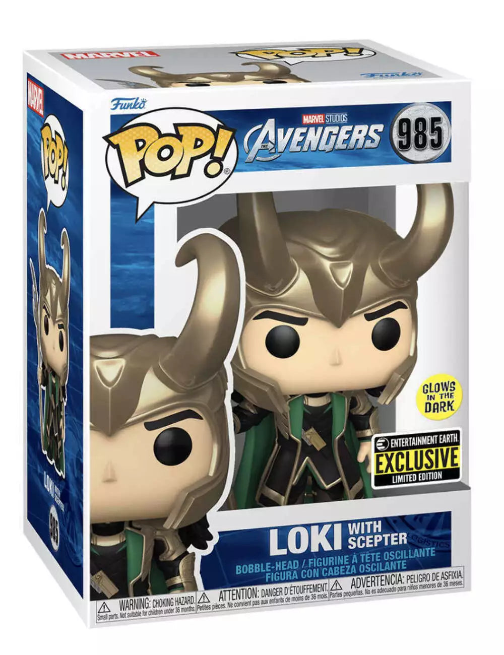 Funko POP! Avengers- Loki[with scepter](GiTD)(Entertainment Earth Exclusive)