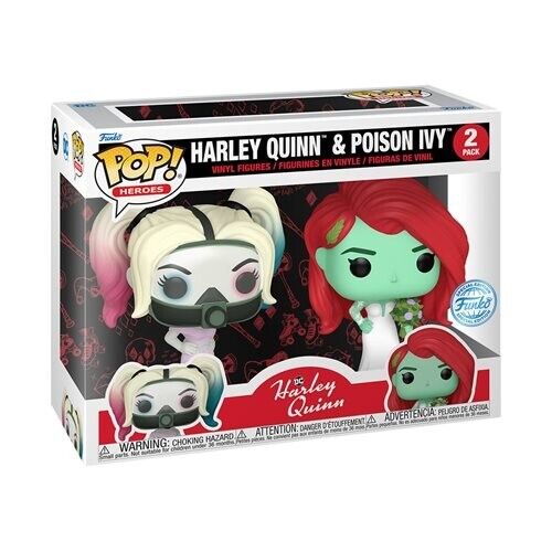 Funko Pop! Harley Quinn & Poison Ivy Wedding 2-Pack FUNKO Exclusive