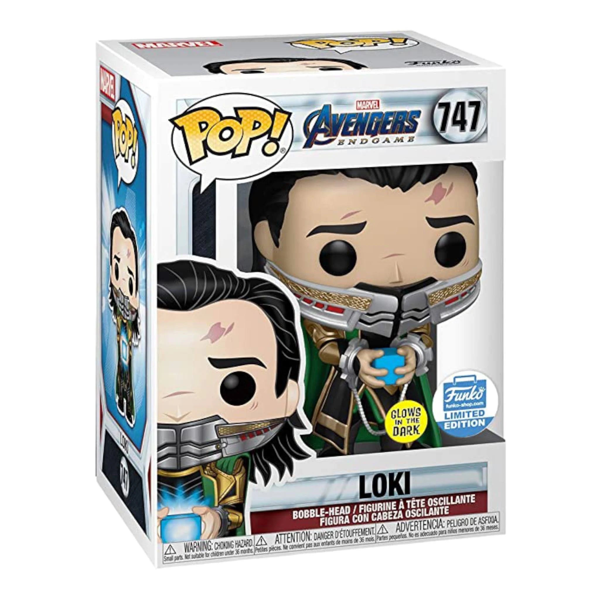 Loki Funko Pop! #747 Marvel Avengers Endgame Funko Exclusive