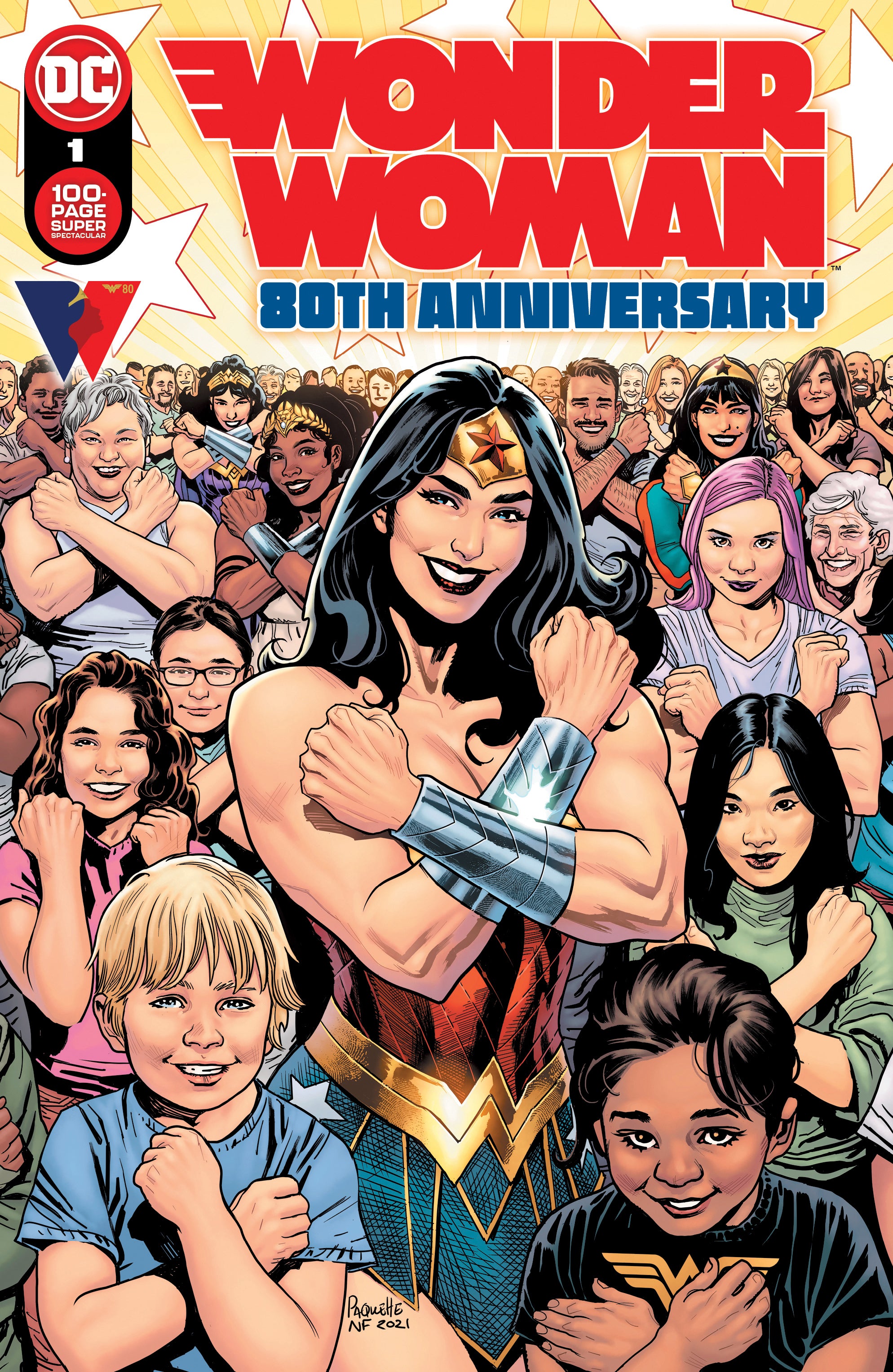 WONDER WOMAN 80TH ANNIVERSARY 100-PAGE SUPER SPECTACULAR #1 (ONE SHOT) CVR A YANICK PAQUETTE