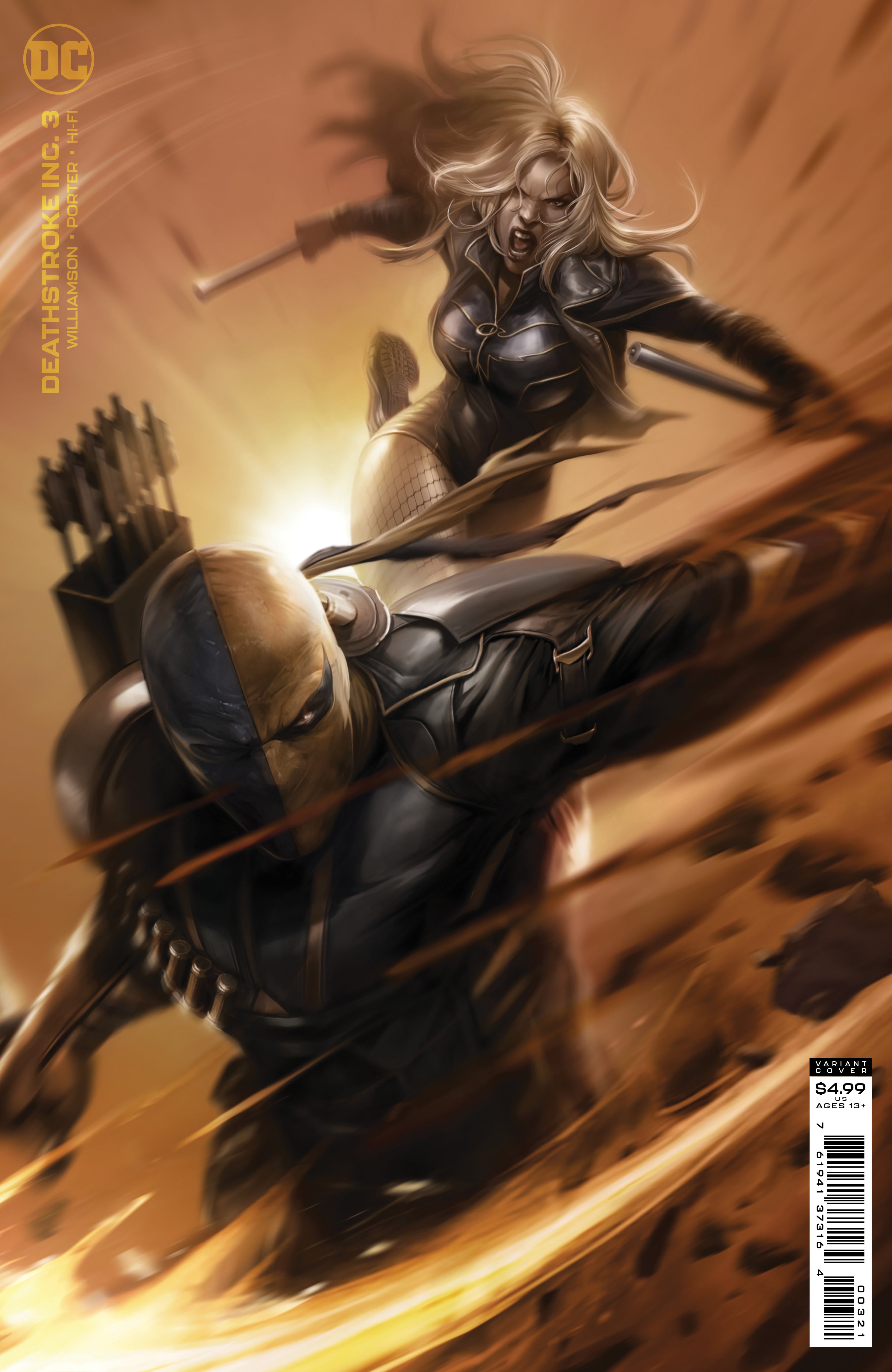 DEATHSTROKE INC #3 CVR B FRANCESCO MATTINA CARD STOCK VAR