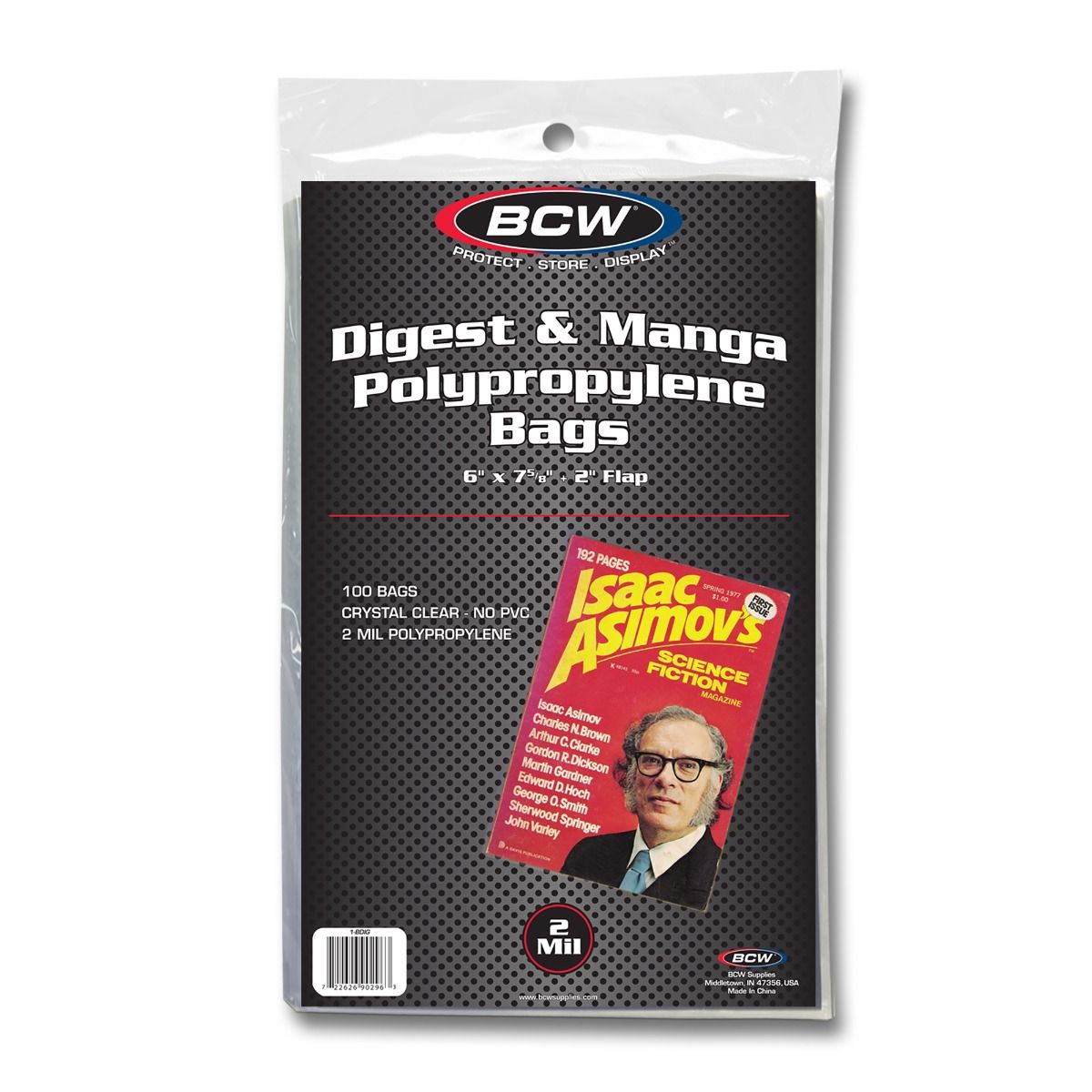 BCW Digest & Manga Polypropylene Bags