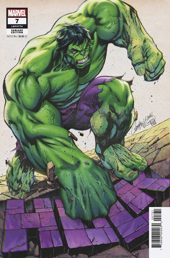 Hulk #7 Js Campbell Variant
