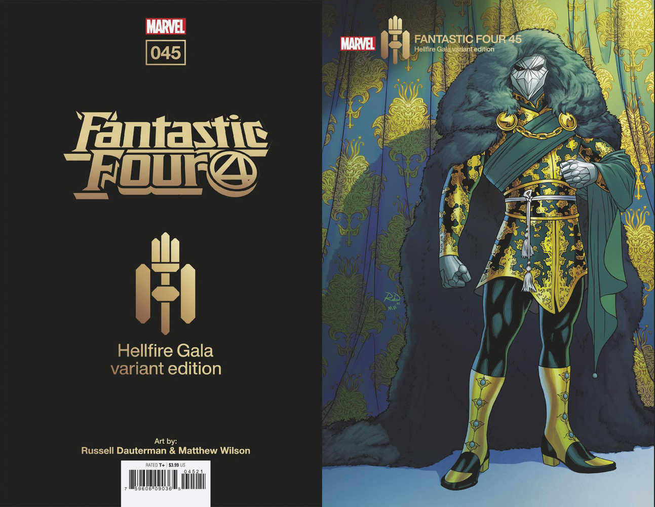 Fantastic Four #45 Dauterman Hellfire Gala Variant
