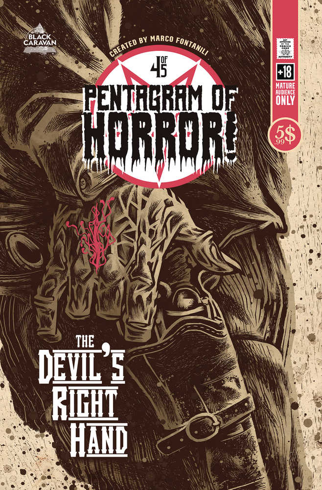 Pentagram Of Horror #4 Cover A Fontanili
