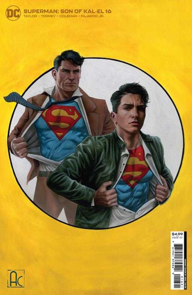 Superman: Son Of Kal-El #16 Cover B Ariel Colon Card Stock Variant (Kal-El Returns)